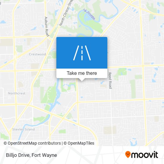 Billjo Drive map