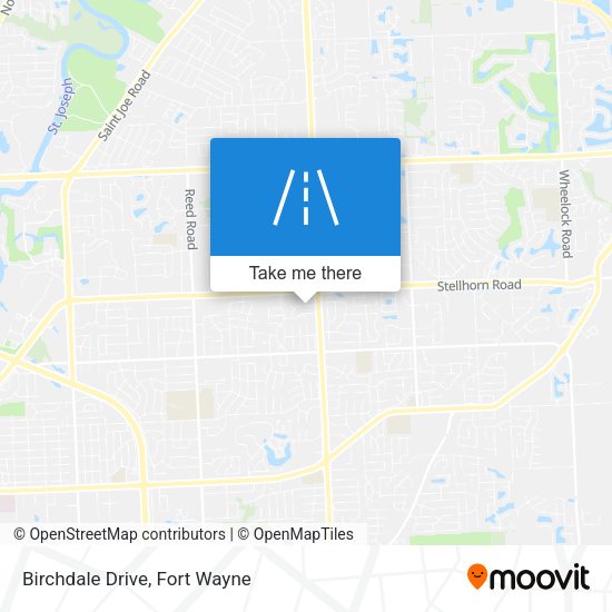 Mapa de Birchdale Drive