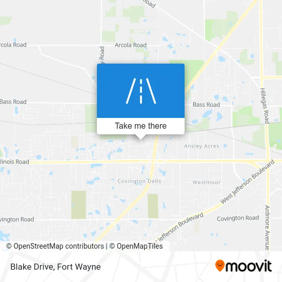 Blake Drive map