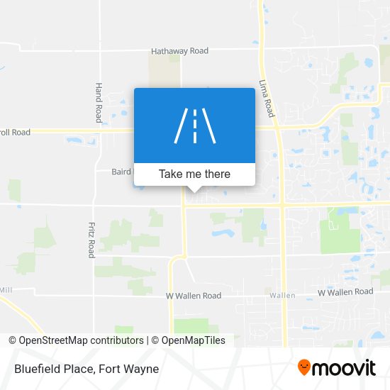 Mapa de Bluefield Place