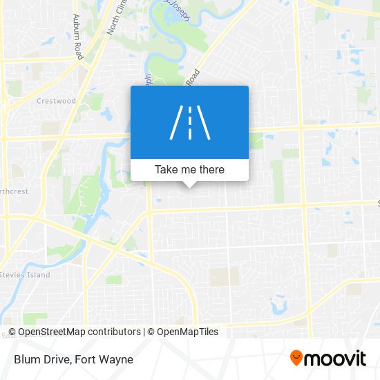 Blum Drive map