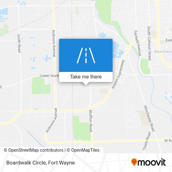Mapa de Boardwalk Circle