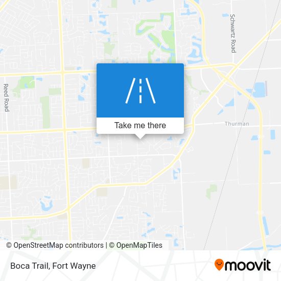 Boca Trail map