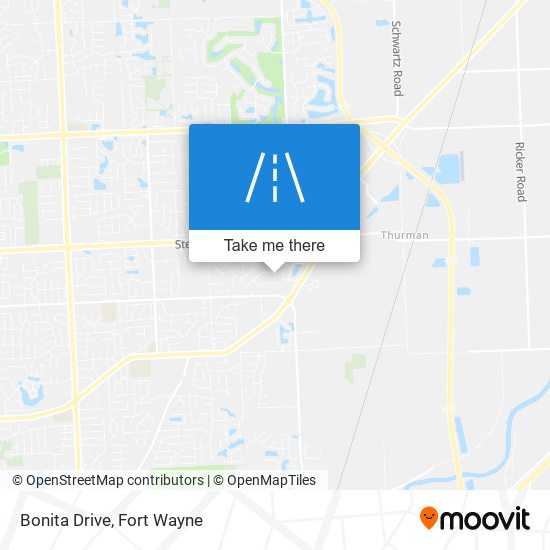 Bonita Drive map