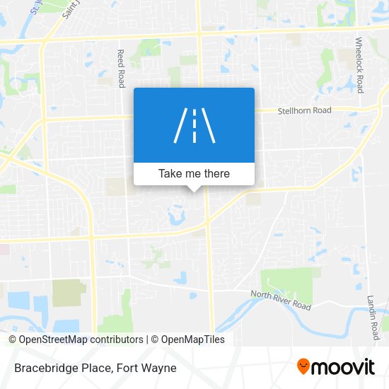 Mapa de Bracebridge Place