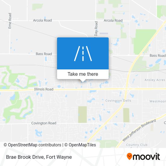 Mapa de Brae Brook Drive