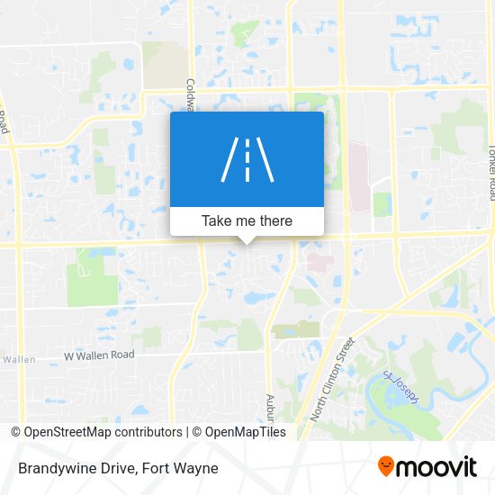 Brandywine Drive map