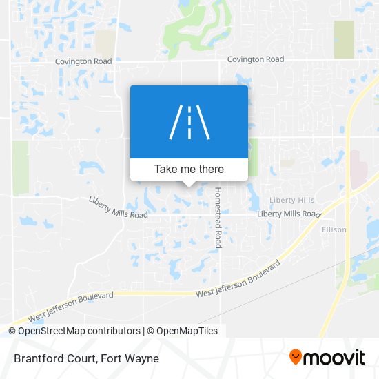 Brantford Court map