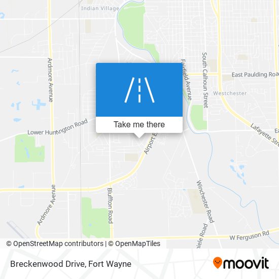 Breckenwood Drive map