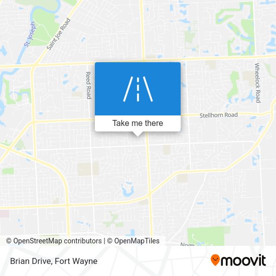 Brian Drive map