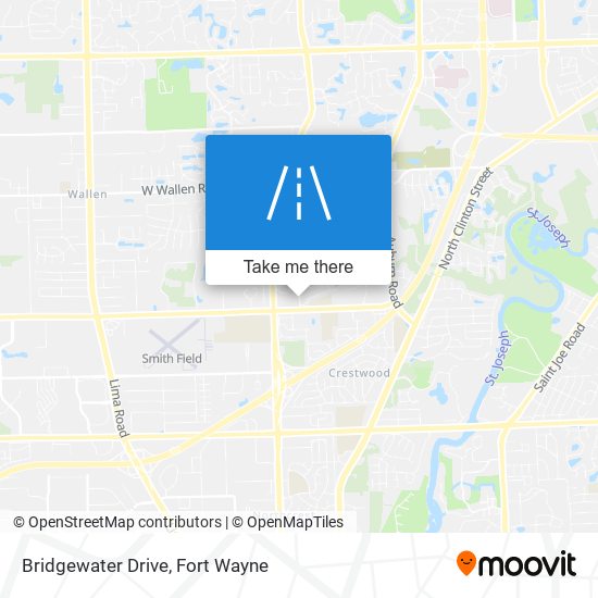 Bridgewater Drive map