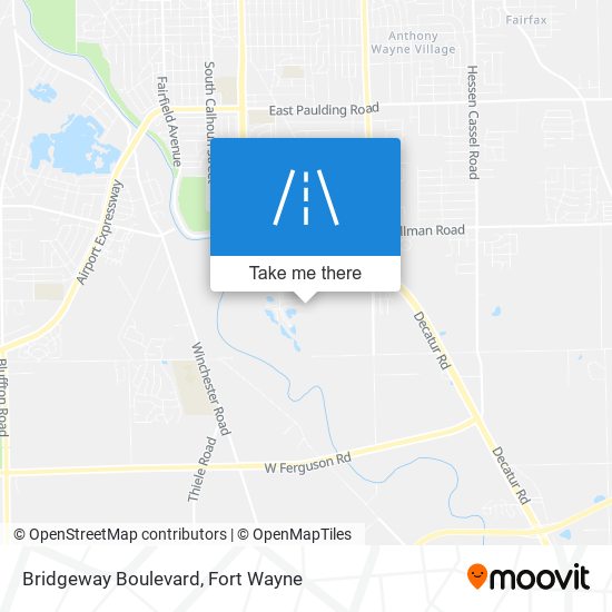 Bridgeway Boulevard map