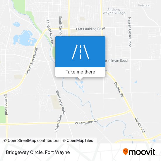 Mapa de Bridgeway Circle