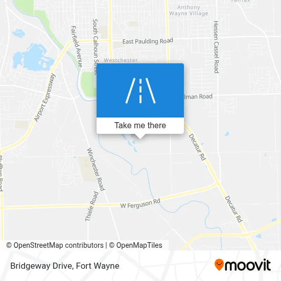 Bridgeway Drive map