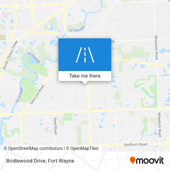 Bridlewood Drive map