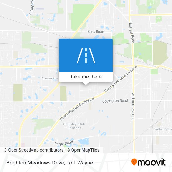 Brighton Meadows Drive map