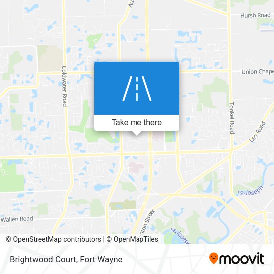 Brightwood Court map