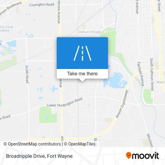 Broadripple Drive map