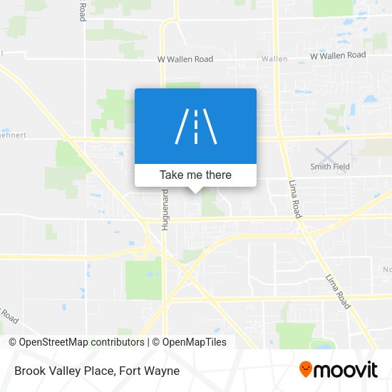 Brook Valley Place map