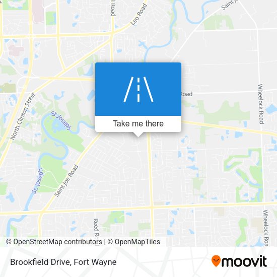 Mapa de Brookfield Drive