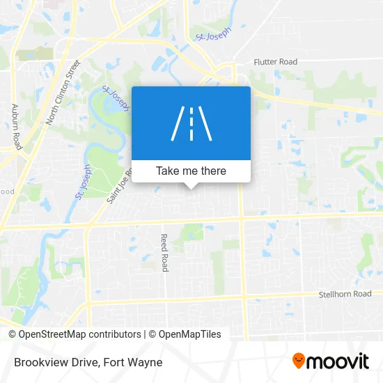 Brookview Drive map