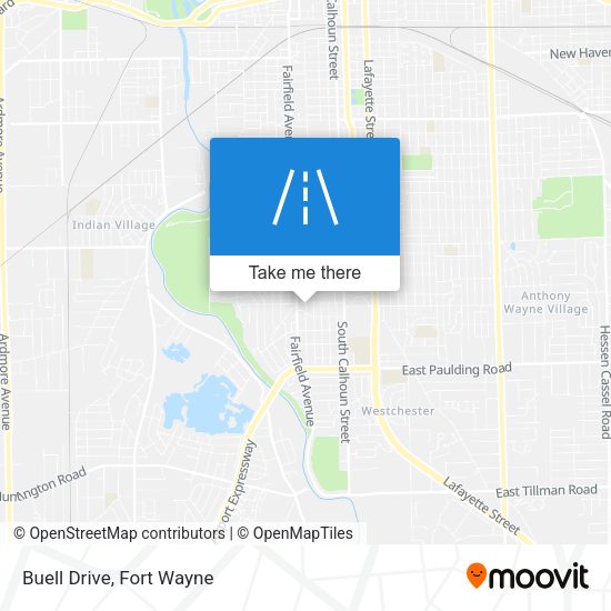 Buell Drive map