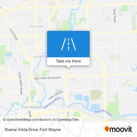 Buena Vista Drive map