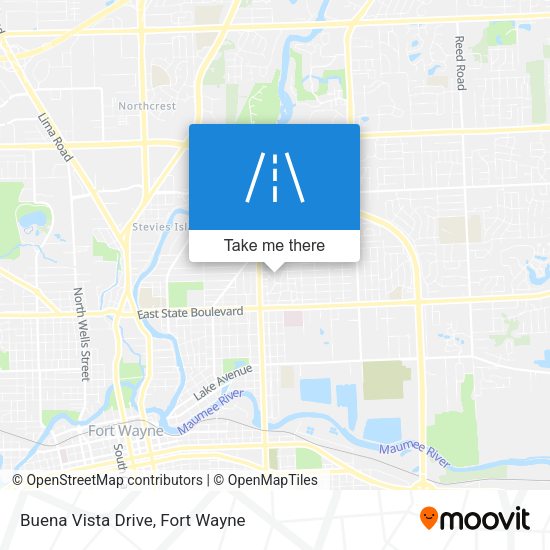 Mapa de Buena Vista Drive