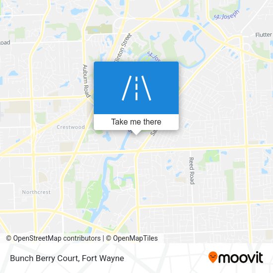 Mapa de Bunch Berry Court