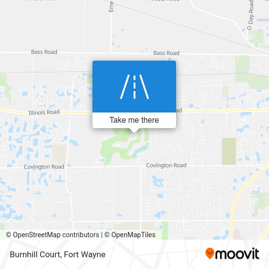 Mapa de Burnhill Court