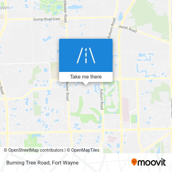 Mapa de Burning Tree Road