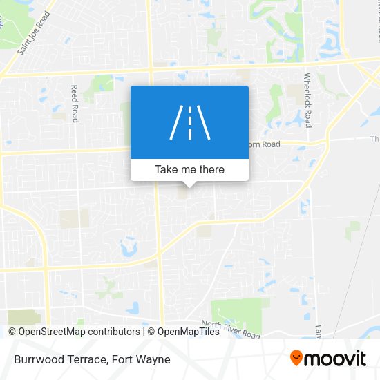 Burrwood Terrace map