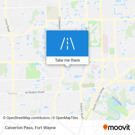 Mapa de Calverton Pass