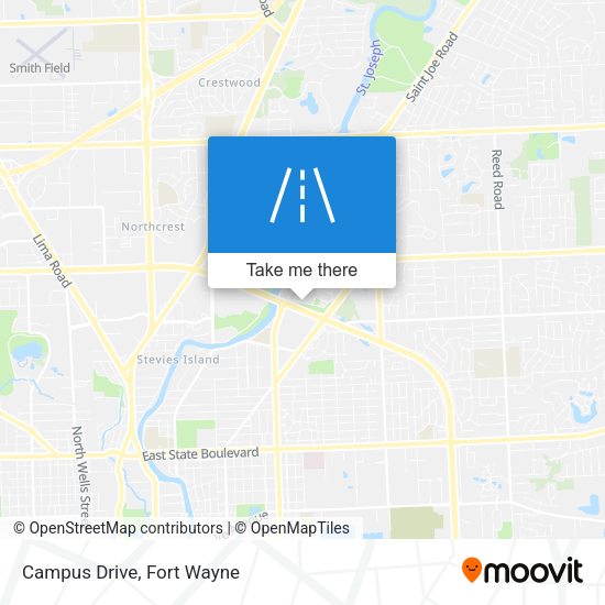 Campus Drive map