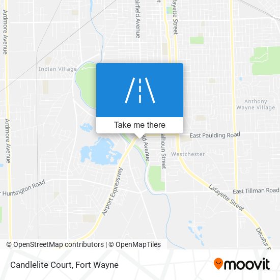 Candlelite Court map