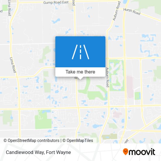 Mapa de Candlewood Way