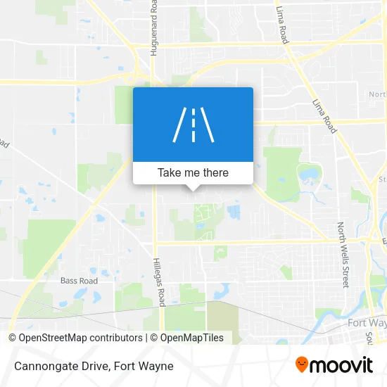 Mapa de Cannongate Drive