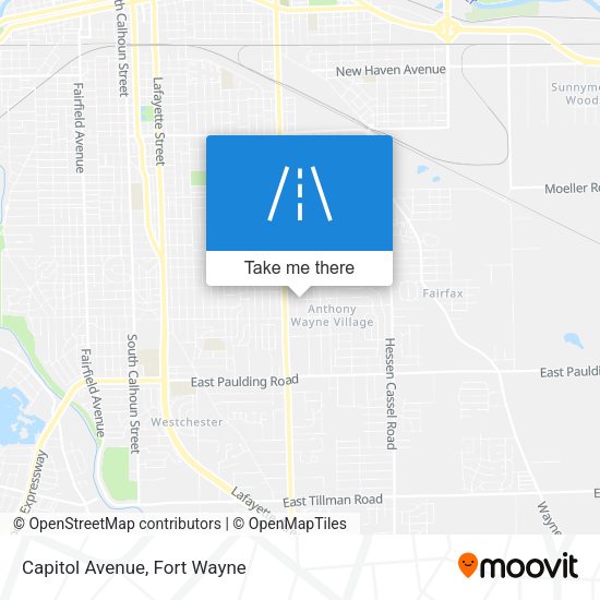 Mapa de Capitol Avenue