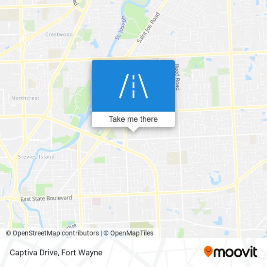 Captiva Drive map
