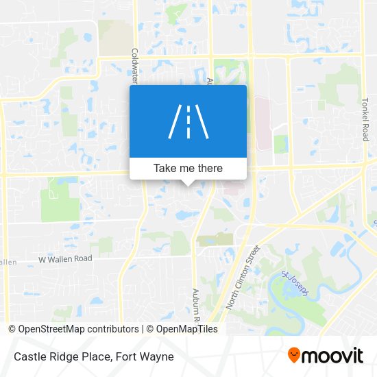 Mapa de Castle Ridge Place