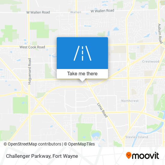 Challenger Parkway map