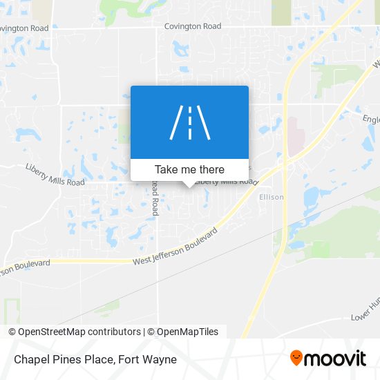 Chapel Pines Place map