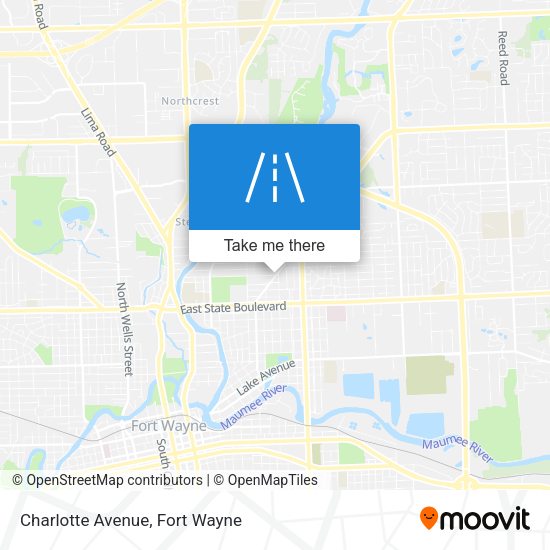 Charlotte Avenue map