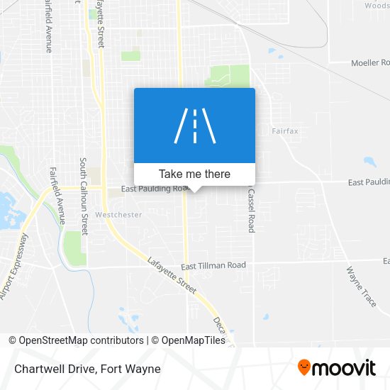 Mapa de Chartwell Drive
