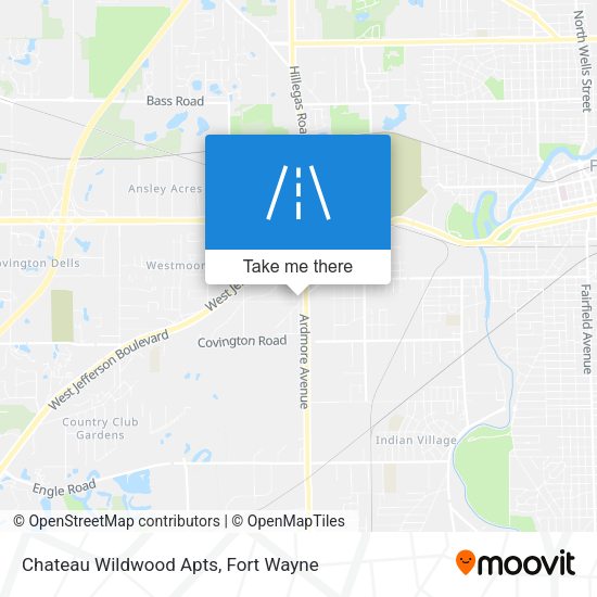 Chateau Wildwood Apts map