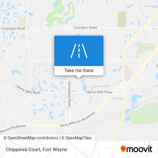 Mapa de Chippewa Court