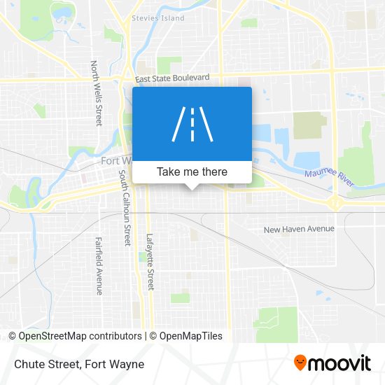 Chute Street map