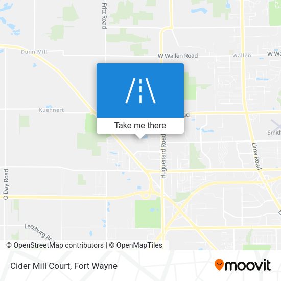 Cider Mill Court map