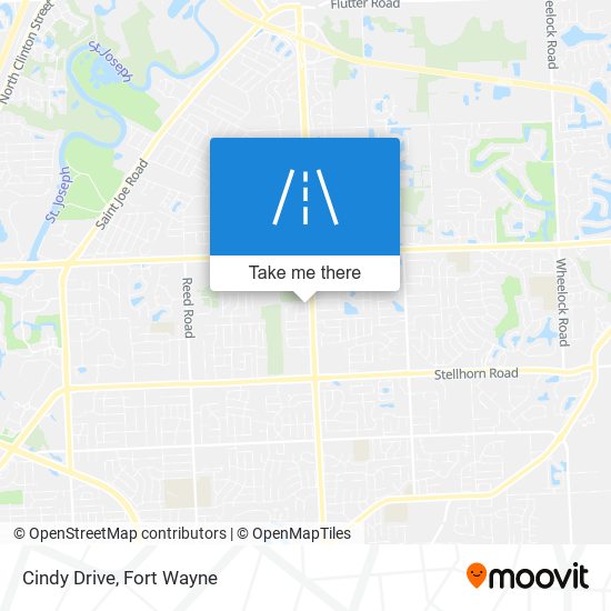 Cindy Drive map