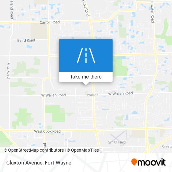 Claxton Avenue map